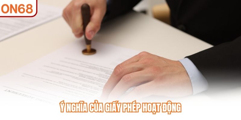 Ý nghĩa của giấy phép